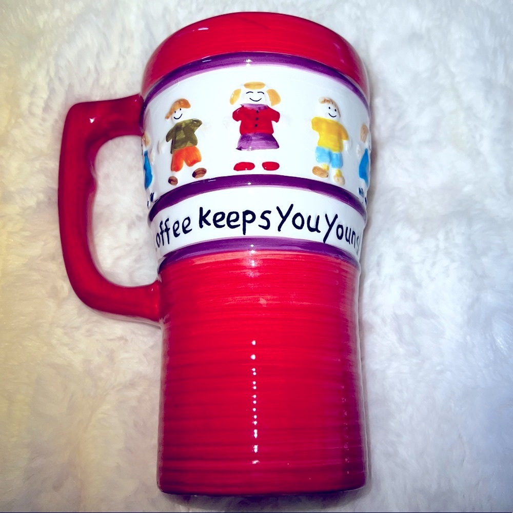 SPOONTIQUE Coffee Keeps You Young Travel Mug